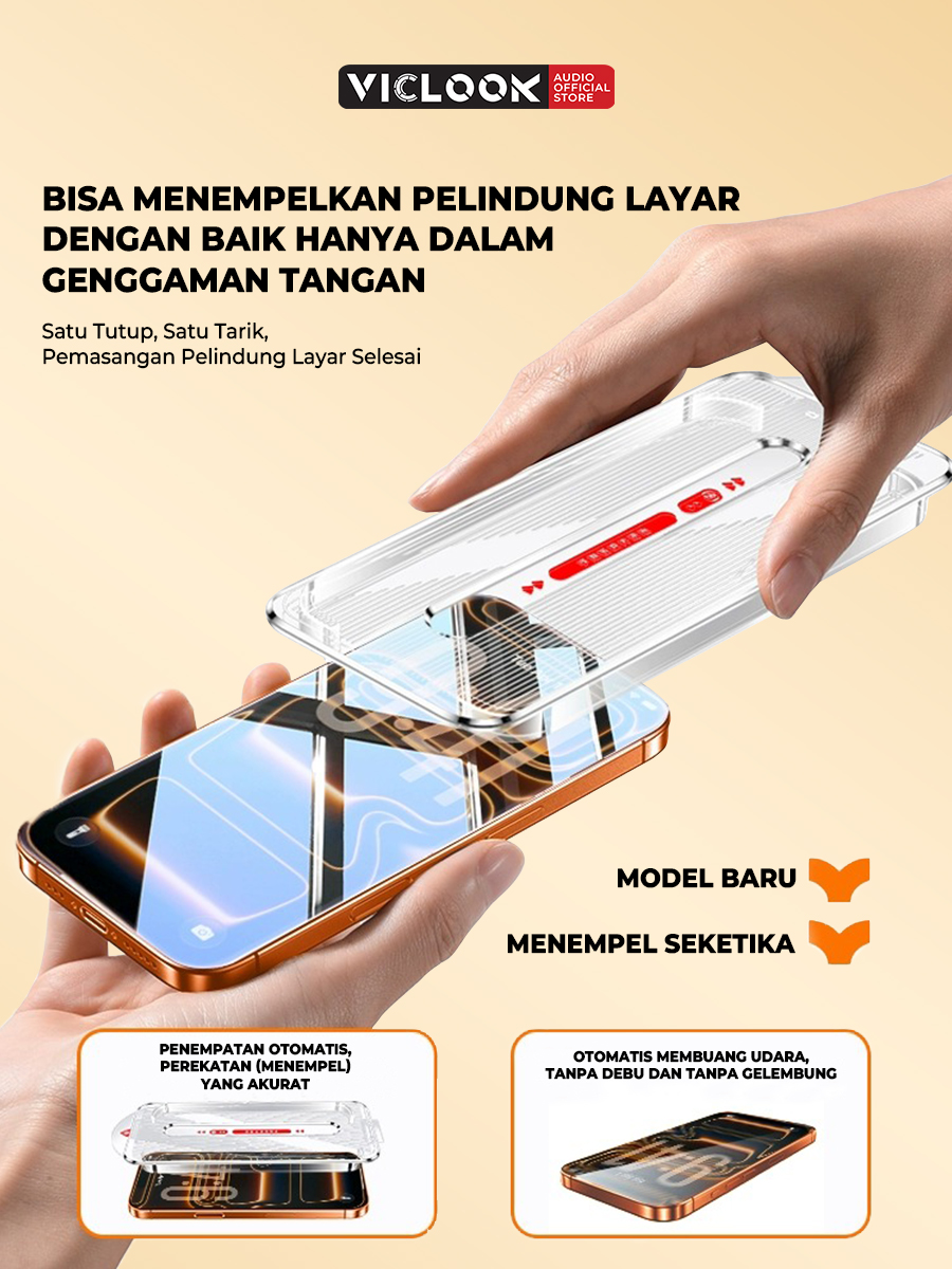 VICLOOK Privacy Glass iPhone 11-16