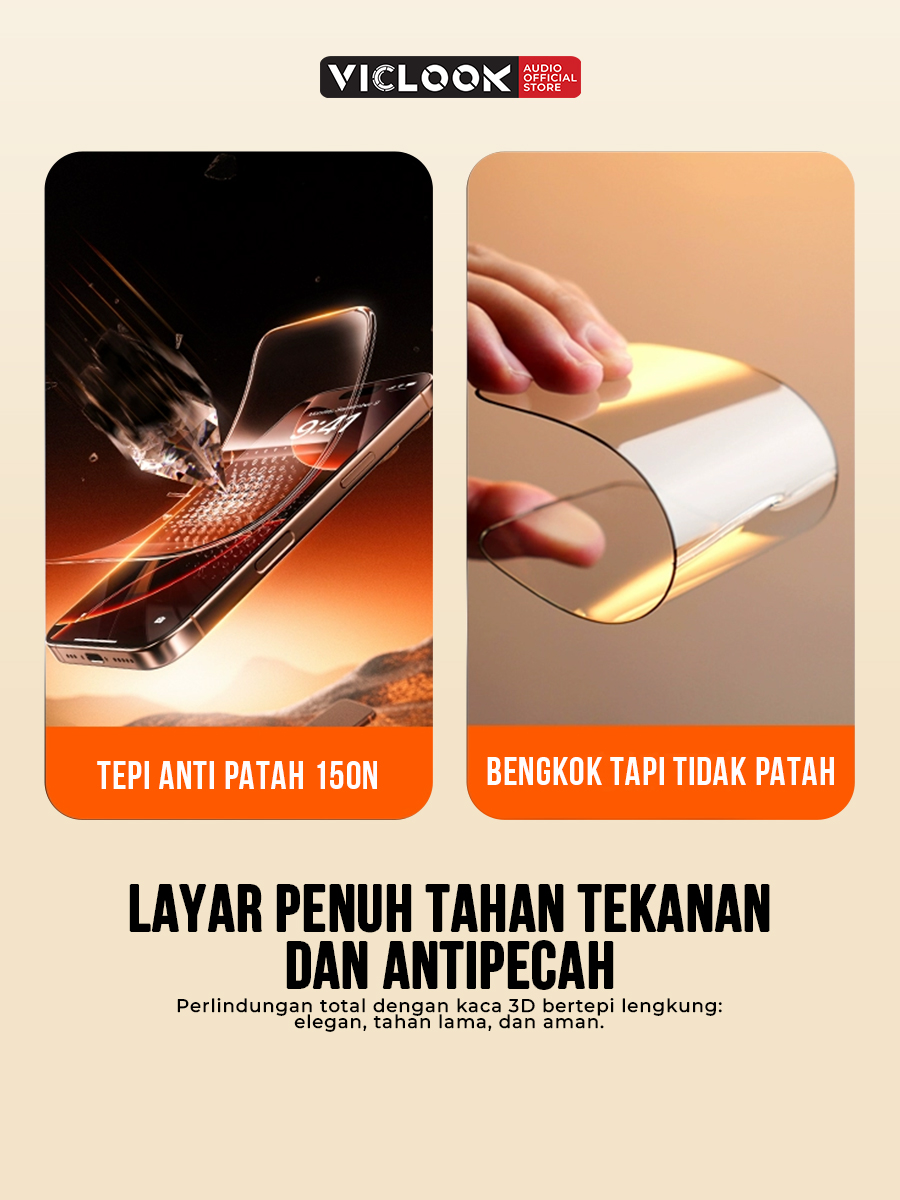 VICLOOK Privacy Glass iPhone 11-16