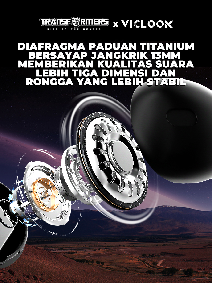 VICLOOK Earphone TF-T32