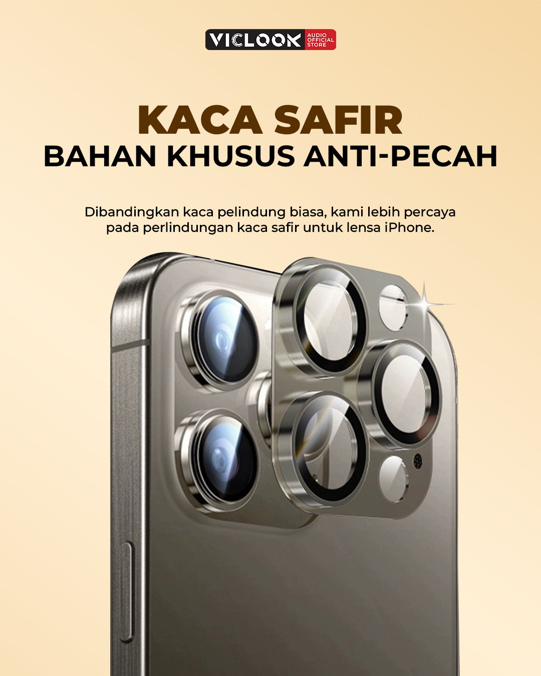 VICLOOK Lens Protector iPhone 11-17