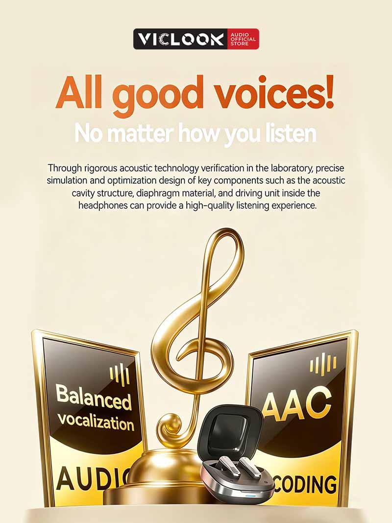 VICLOOK Microphone IPX5