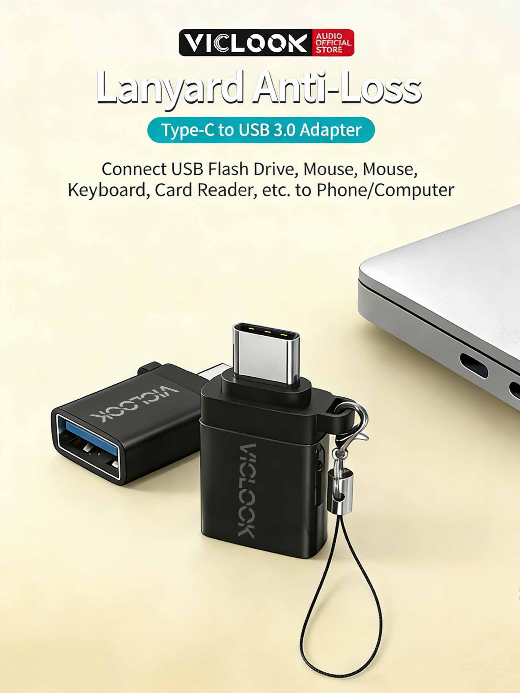 VICLOOK Adapter USB 3.0 Type-C