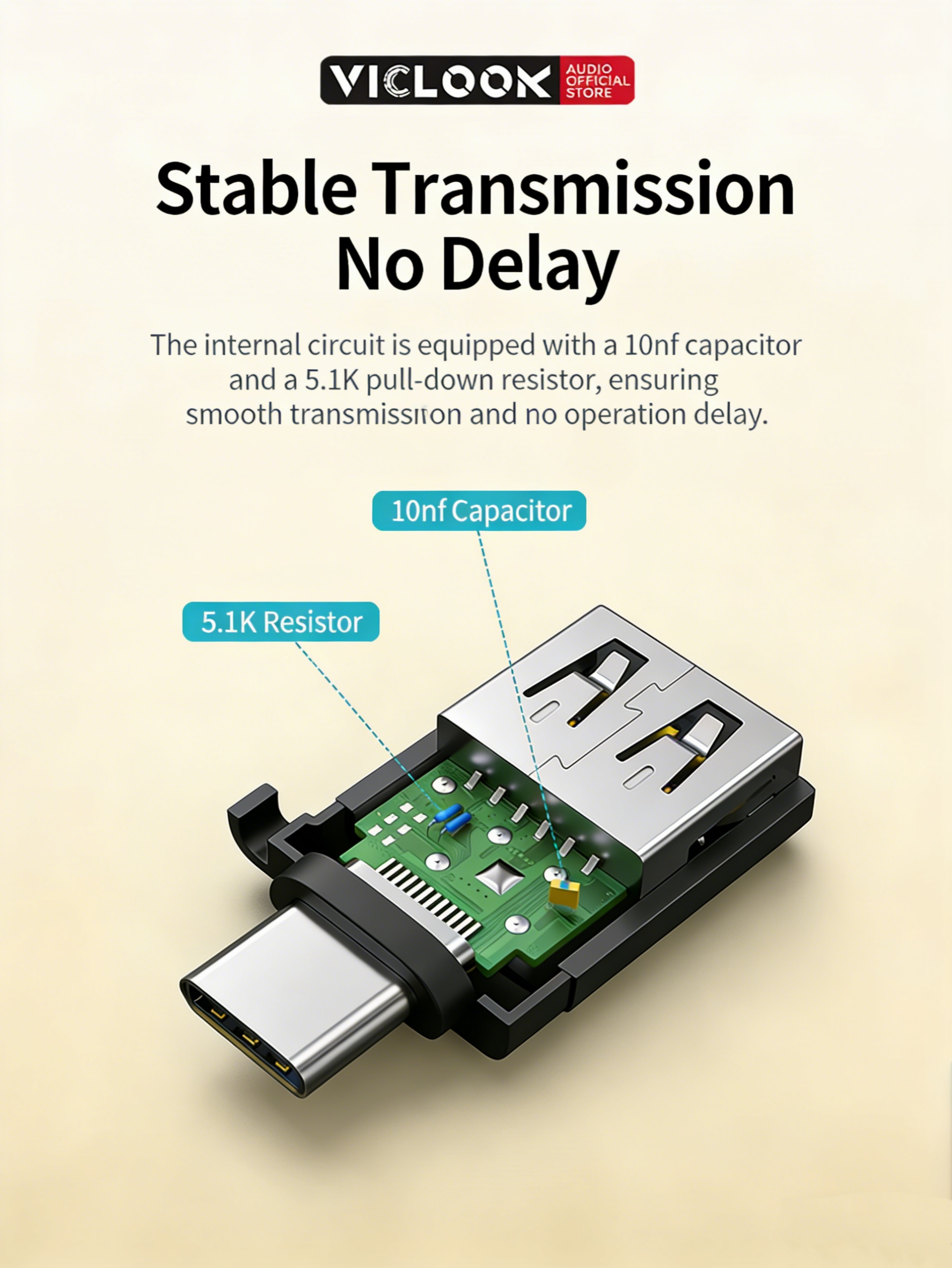 VICLOOK Adapter USB 3.0 Type-C