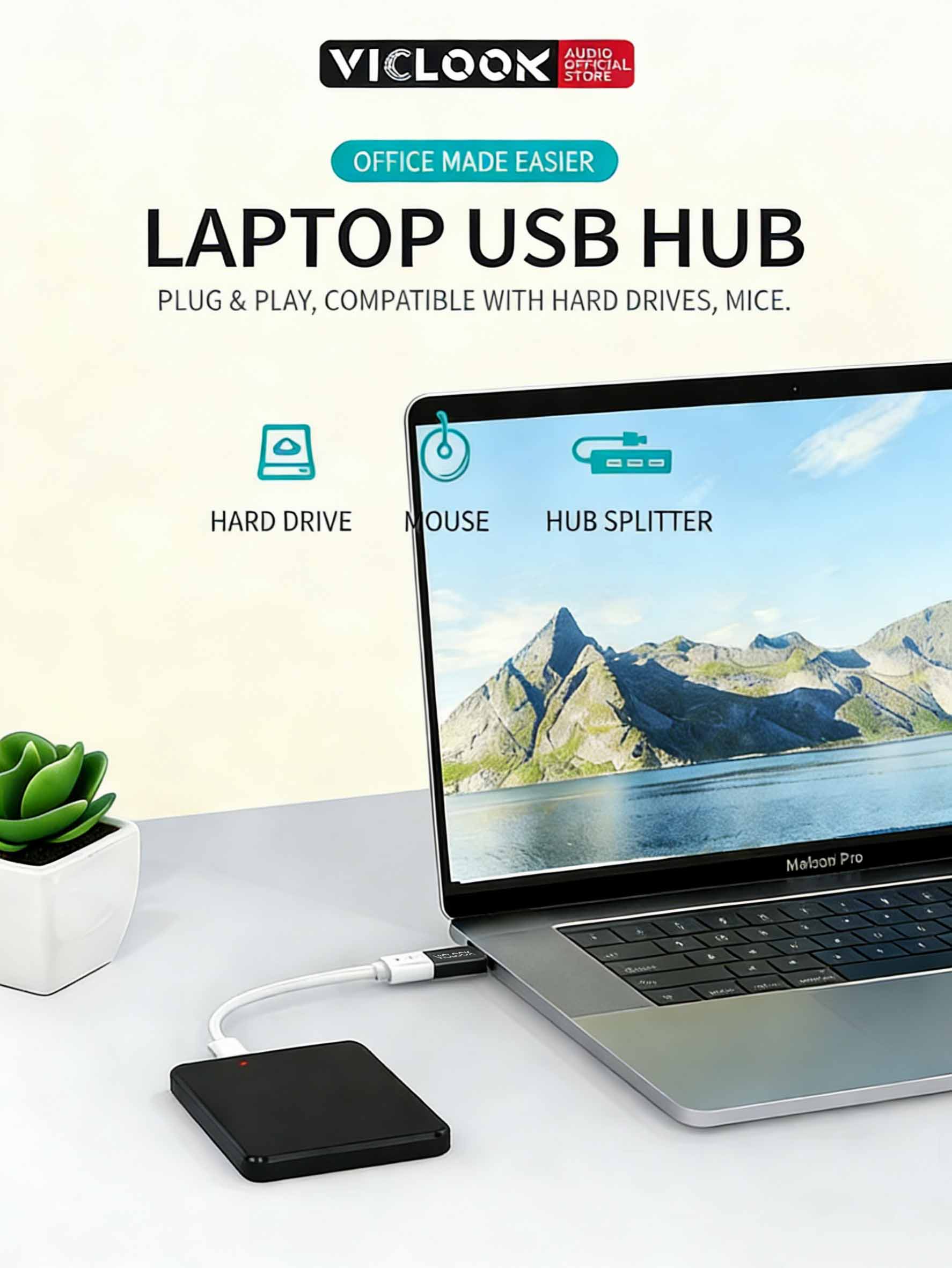VICLOOK Adapter USB 3.0 Type-C