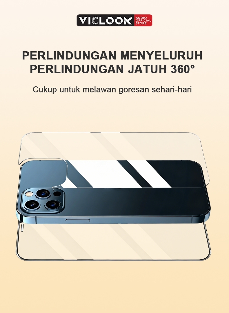 VICLOOK Tempered Glass iPhone 11-16