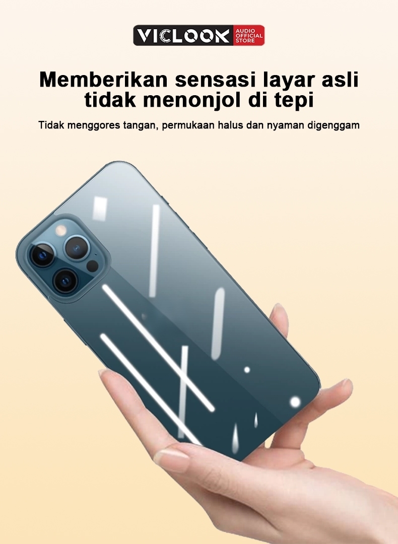 VICLOOK Tempered Glass iPhone 11-16