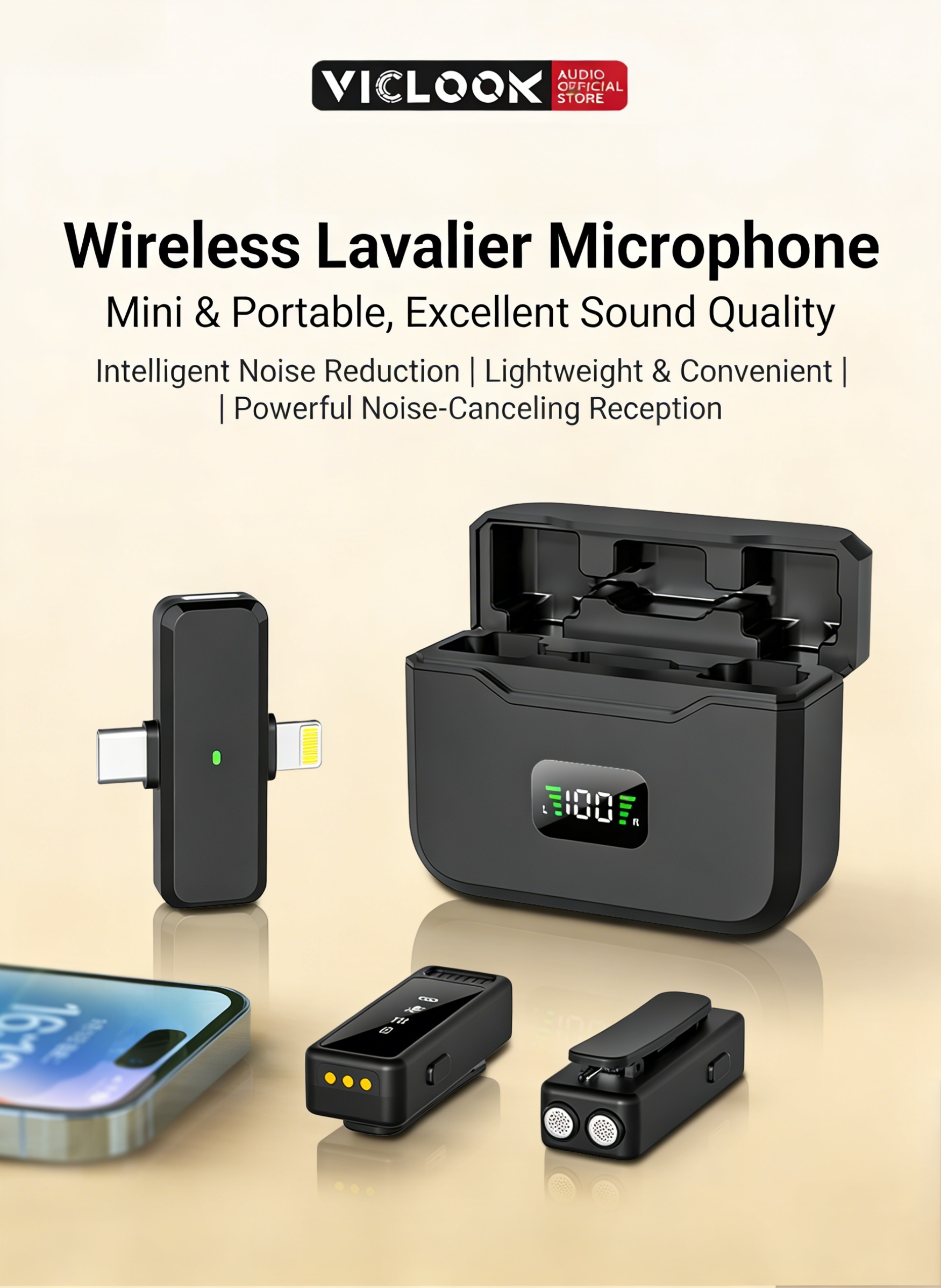 VICLOOK Microphone iPhone