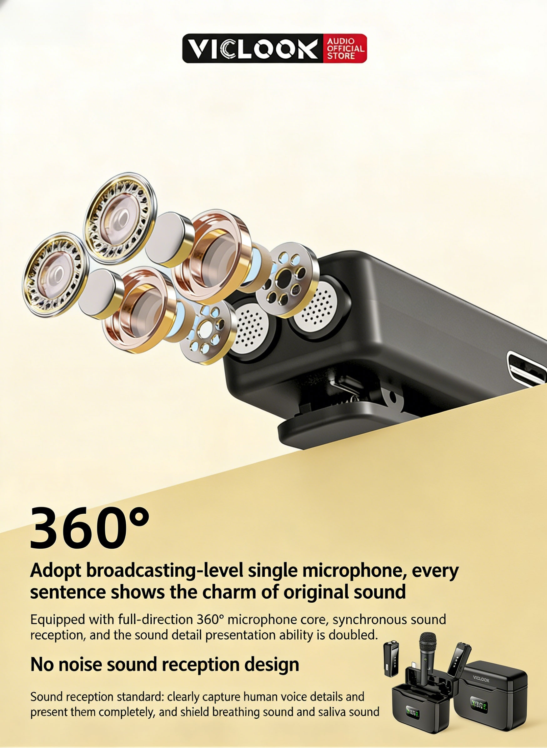 VICLOOK Microphone iPhone