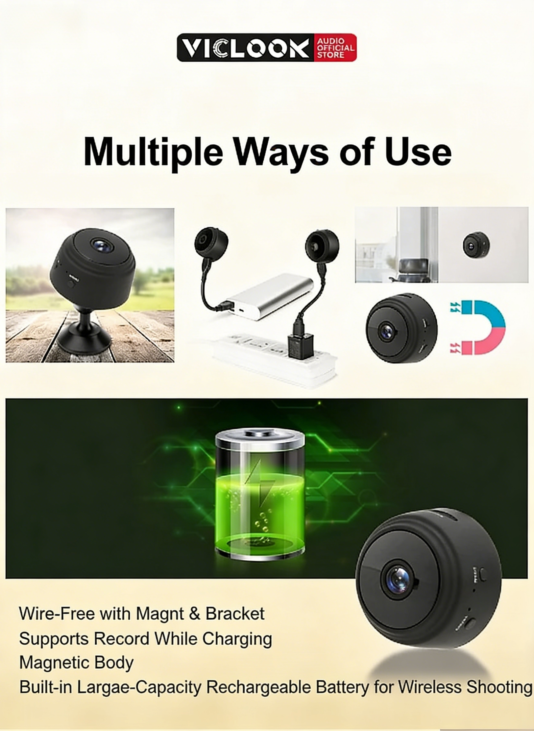 VICLOOK A9 CCTV Mini