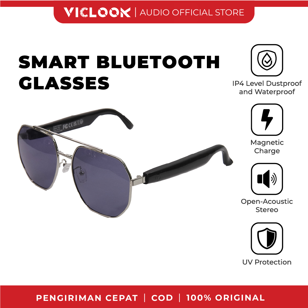 VICLOOK Bluetooth Glasses IPX4