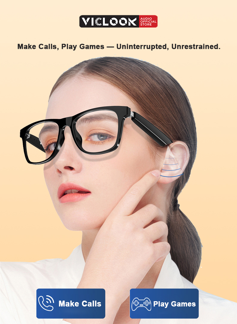 VICLOOK Bluetooth Glasses IPX4