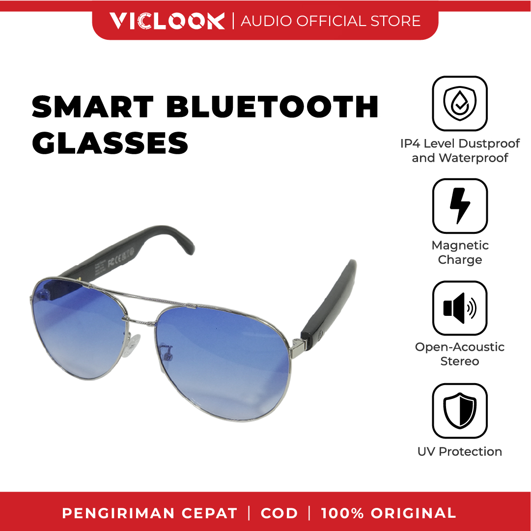 VICLOOK Bluetooth Glasses IPX4