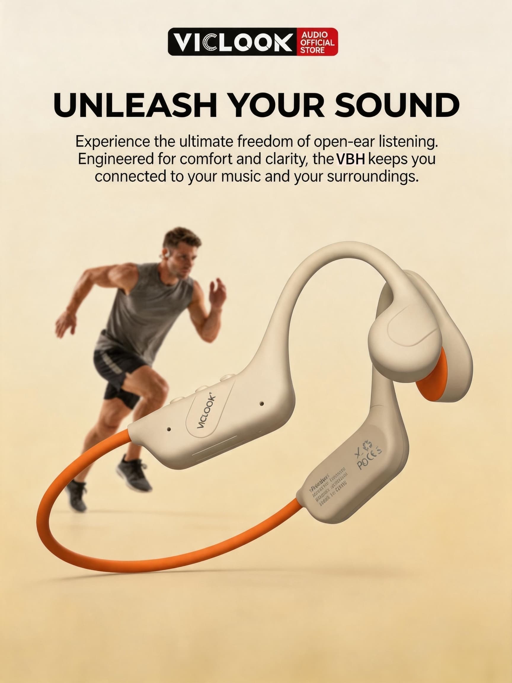VICLOOK Open-Ear Headphone IPX8