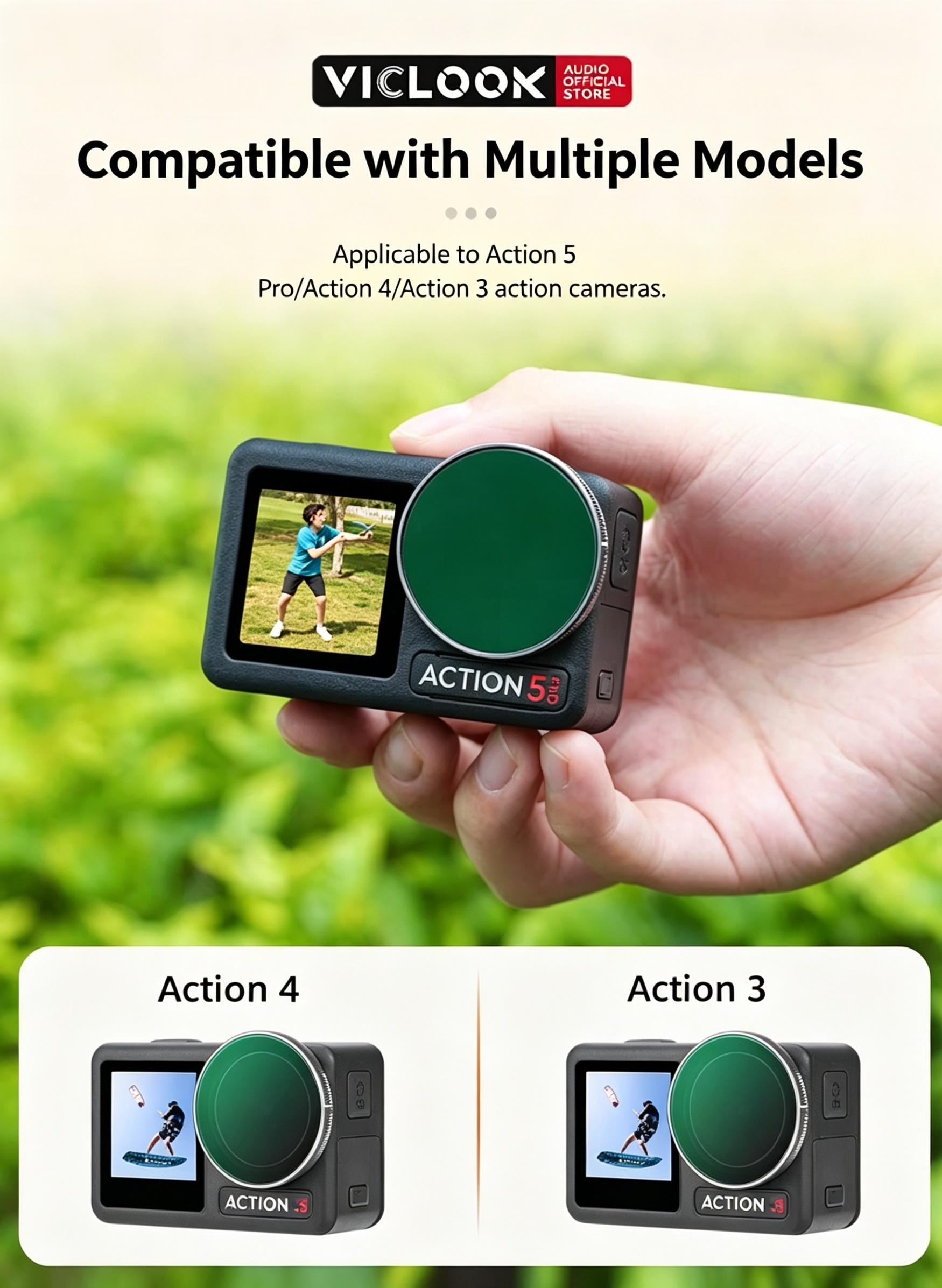 VICLOOK Lens Filter DJI Action