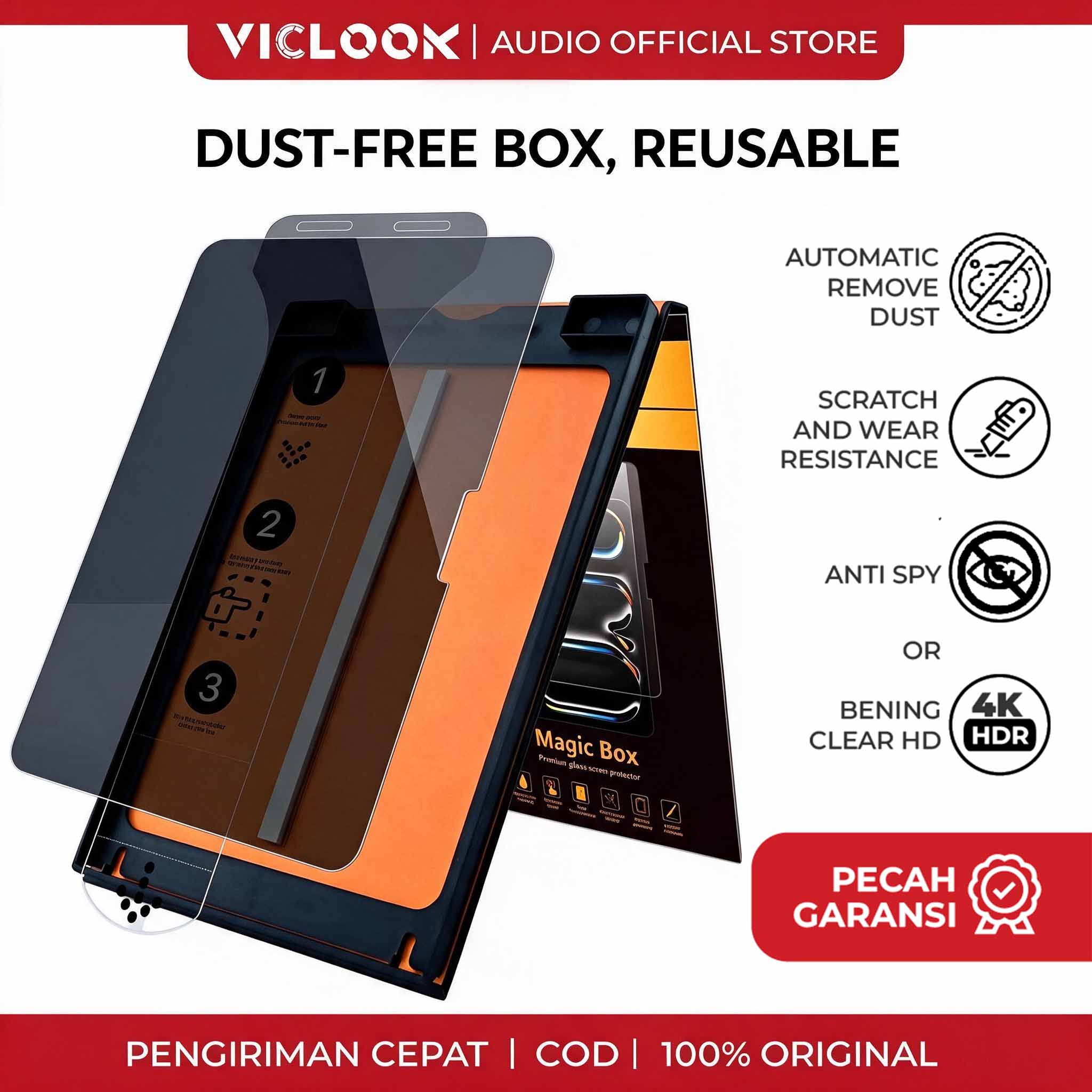 VICLOOK Tempered Glass