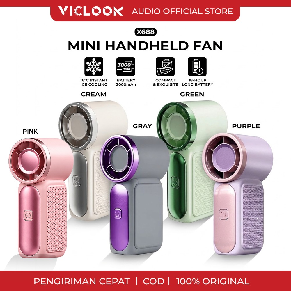 VICLOOK Kipas Angin Mini