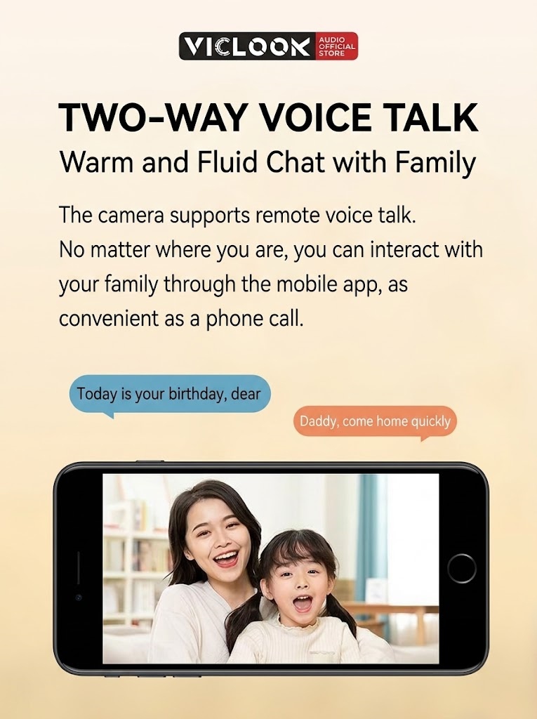 VICLOOK 迷你 WiFi 监控摄像机