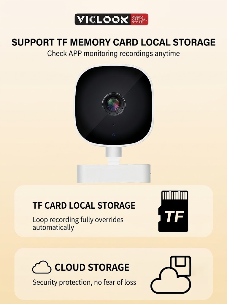 VICLOOK 迷你 WiFi 监控摄像机